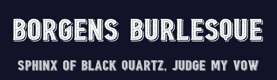 Borgens Burlesque by Jeremy Dixon — Decorative Font — thumbnail 2