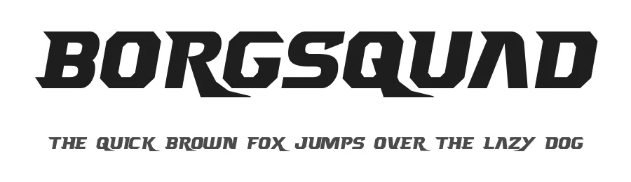 Borgsquad by Iconian Fonts — Display Font