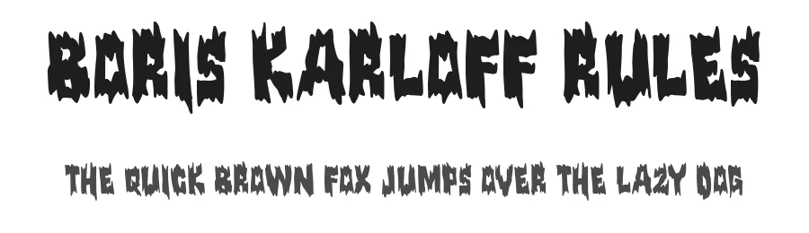 Boris Karloff Rules
