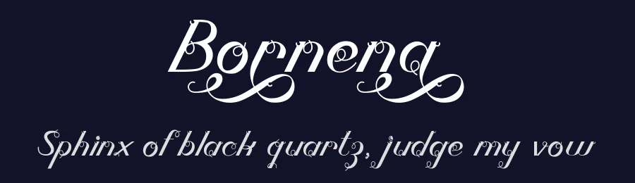 Bornena by PutraCetol Studio — Decorative Font — thumbnail 2
