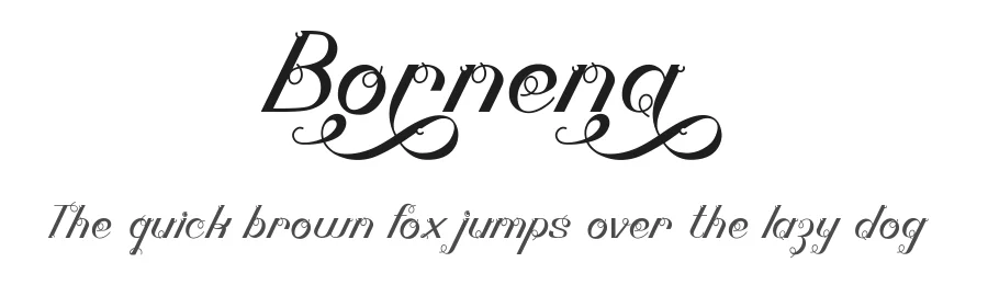 Bornena by PutraCetol Studio β Decorative Font