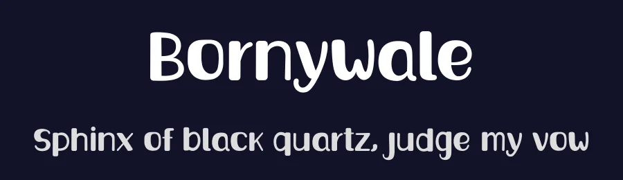 Bornywale by Adevio Studio — Decorative Font — thumbnail 2