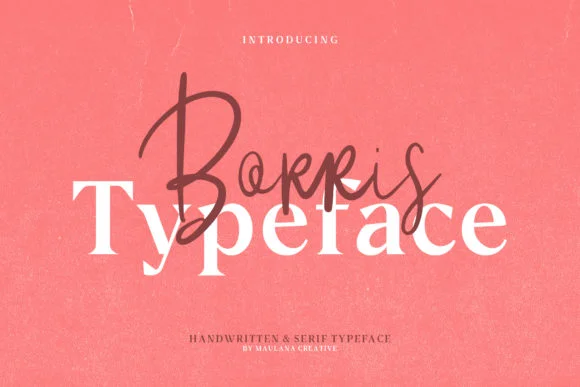 Borris Font by Maulana Creative — Script Handwritten Font