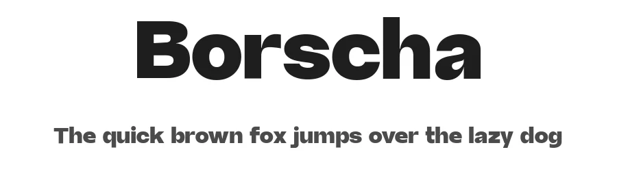 Borscha by Glyphminds Studios — Sans Serif Font