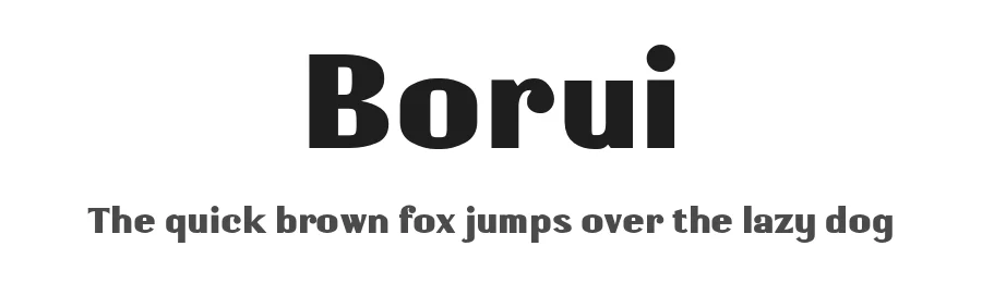 Borui by Wahyu & Sani Co. β Decorative Font