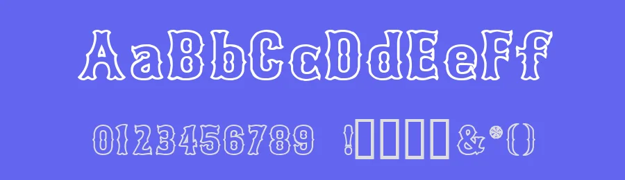 Bosox by Lee Gordon — Decorative Font — thumbnail 3