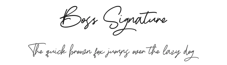 Boss Signature
