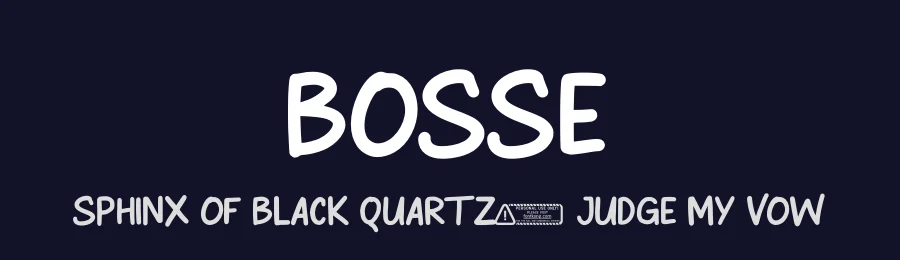 Bosse by Kong Font — Script Handwritten Font — thumbnail 2
