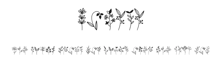 Botana by Letterayu — Dingbats Font