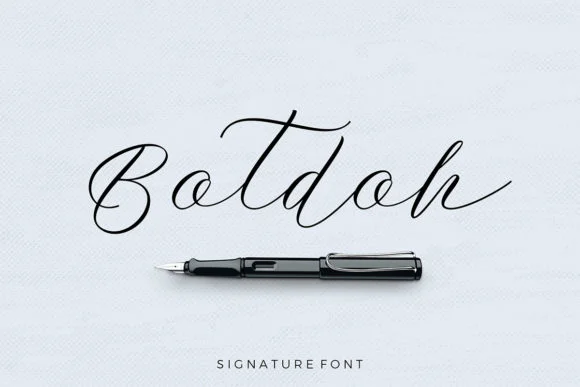 Botdoh Font by Aantebas — Script Handwritten Font