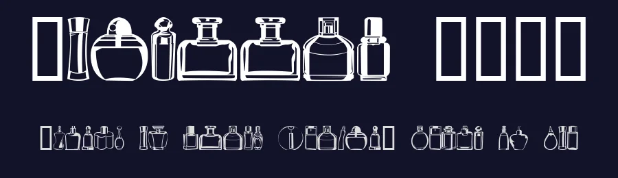 Botellas 2004 by Cristian Etchevers — Dingbats Font — thumbnail 2