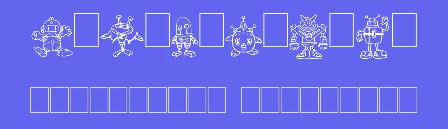 Bots'n Droids by imagex — Dingbats Font — thumbnail 3