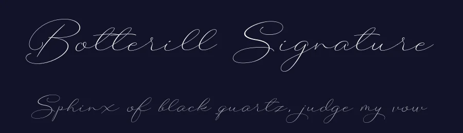 Botterill Signature by Aqeela Studio — Script Handwritten Font — thumbnail 2