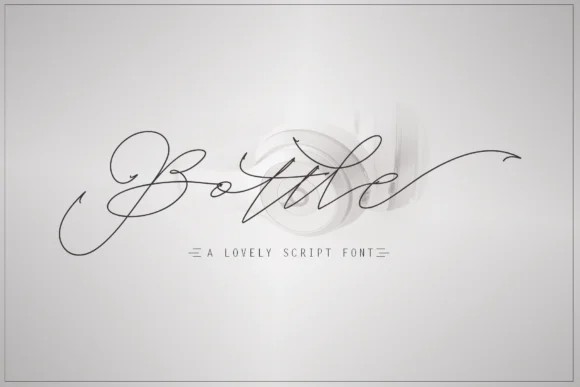 Bottle Font by Rt Creative — Script Handwritten Font