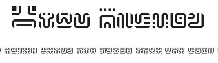 Botw Hylian by Relyt Nietsnedlog — Dingbats Font