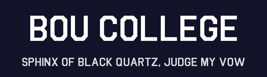 Bou College by Bou Fonts — Decorative Font — thumbnail 2