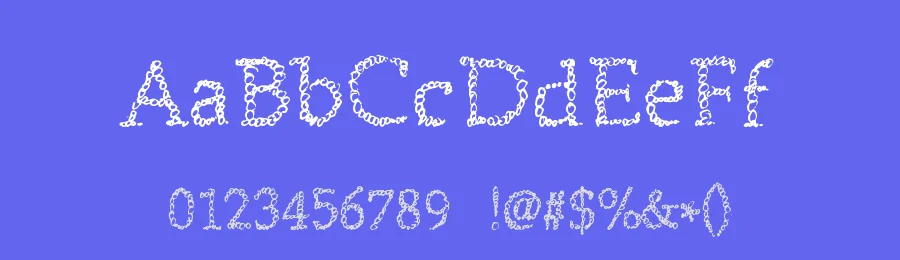 Boublies by Xerographer Fonts — Decorative Font — thumbnail 3