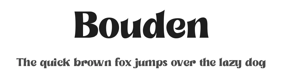 Bouden by Puri Creative — Decorative Font