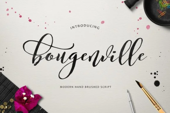 Bougenville Font by getstudio by getstudio — Script Handwritten Font