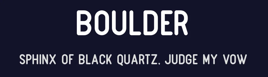 Boulder by Angin Studio — Sans Serif Font — thumbnail 2