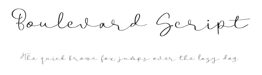 Boulevard Script