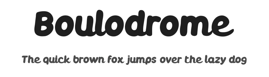 Boulodrome by HENRIavecunK Type Co β Decorative Font