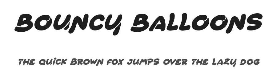 Bouncy Balloons