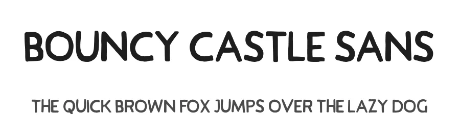 Bouncy Castle Sans