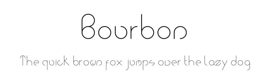 Bourbon by William Bayley — Sans Serif Font