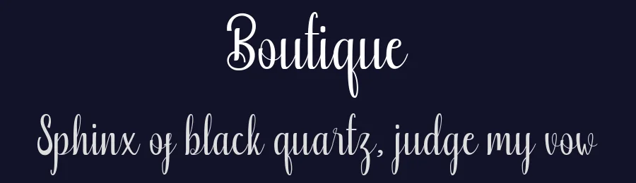 Boutique by Deniz86 — Script Handwritten Font — thumbnail 2