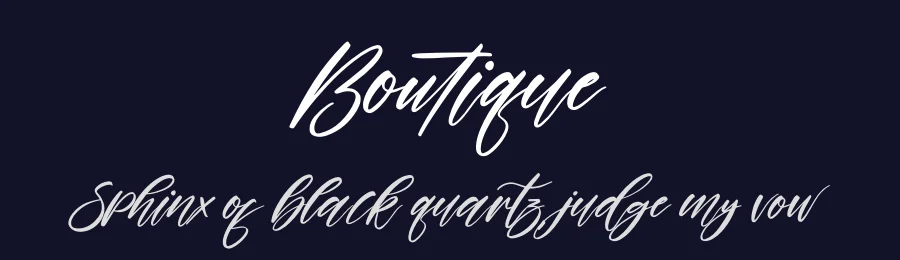Boutique by Perspectype Studio - Letterena.com — Script Handwritten Font — thumbnail 2