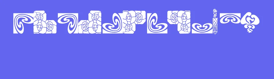 Bouton Nouveau Ornaments by Gary David Bouton — Dingbats Font — thumbnail 3