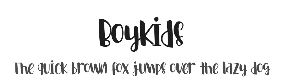 Boykids by Letterena Studios — Decorative Font