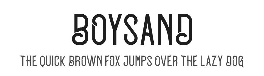 Boysand by Linecreative — Decorative Font