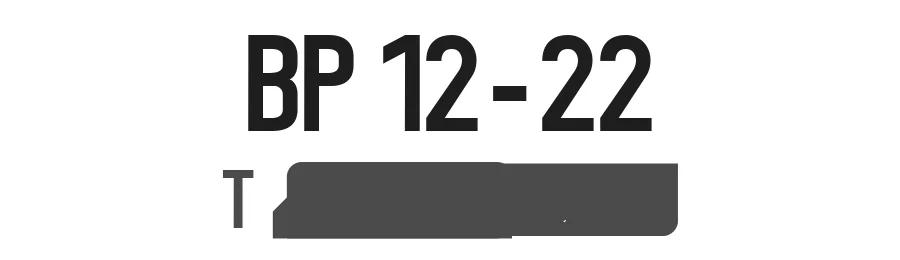 BP 12-22 by Peter Wiegel — Sans Serif Font