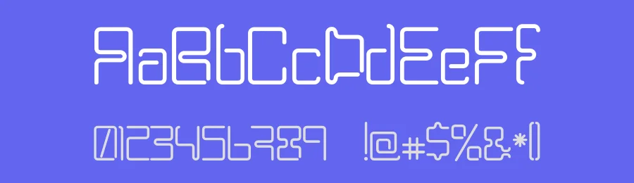 BPneon by George Triantafyllakos — Display Font — thumbnail 3
