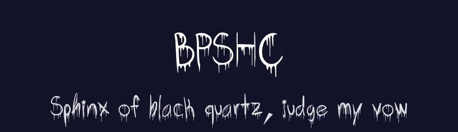 BPSHC by AnyKire — Decorative Font — thumbnail 2