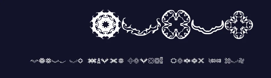 BR Thorns by The BackRoom — Dingbats Font — thumbnail 2