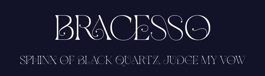 Bracesso by Almarkhatype — Decorative Font — thumbnail 2