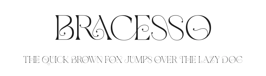 Bracesso by Almarkhatype — Decorative Font