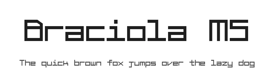 Braciola MS by Zetafonts — Display Font