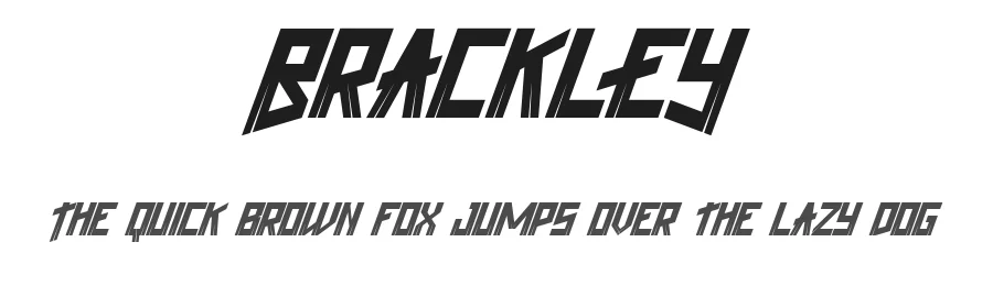 Brackley by RaisProject β Decorative Font