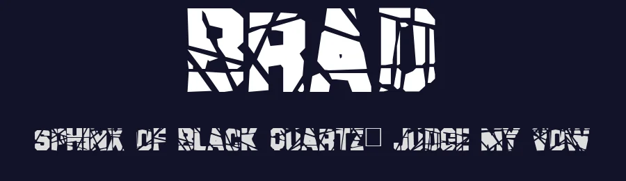 Brad by Superfunk — Decorative Font — thumbnail 2