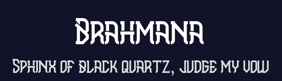 Brahmana by IHD — Blackletter Font — thumbnail 2
