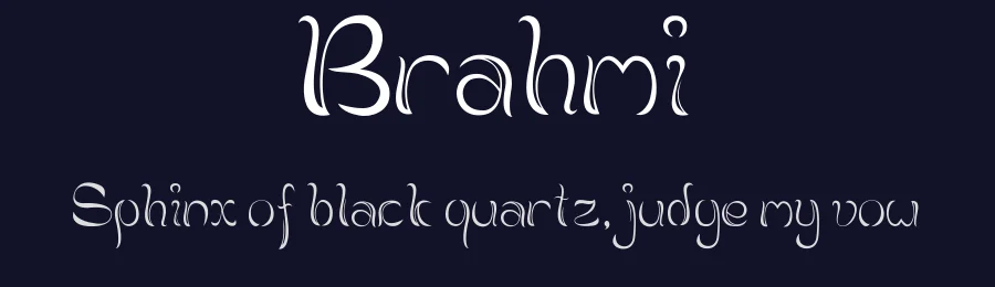 Brahmi by Raymond Gunawan — Decorative Font — thumbnail 2