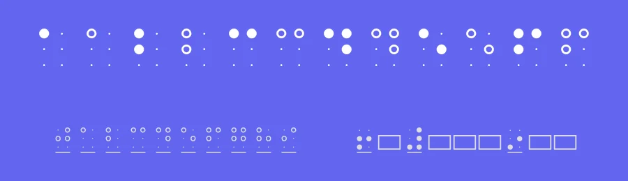 Braille by Roberto Mocci — Decorative Font — thumbnail 3