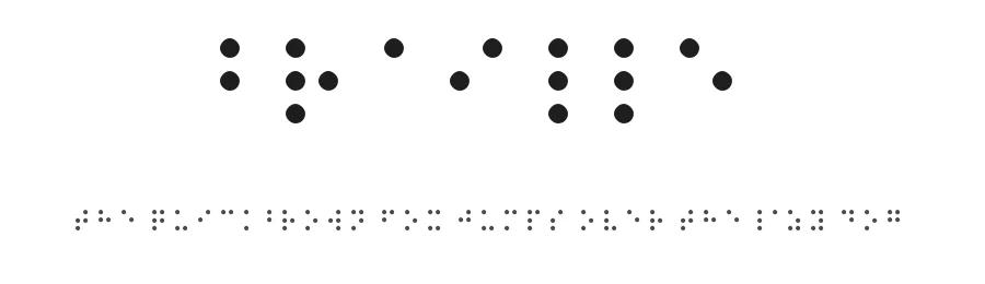 Braille by Anonymous — Dingbats Font