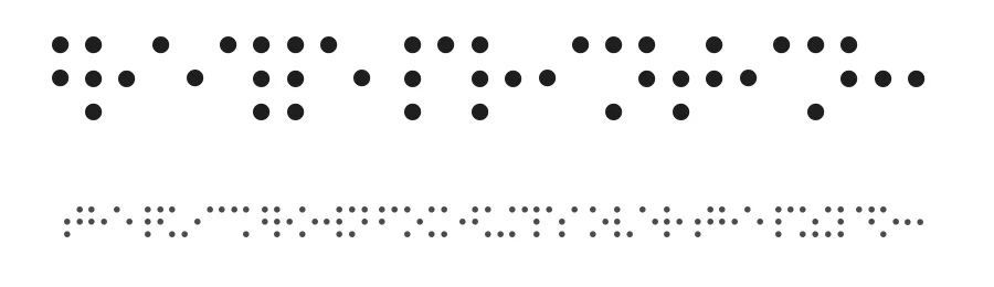 Braille Printing by Pedro Afonso — Dingbats Font