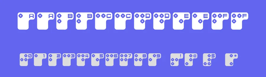 Brailler by Vladimir Nikolic — Dingbats Font — thumbnail 3