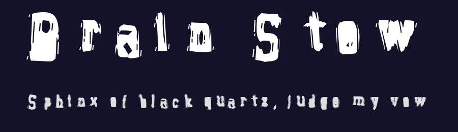 Brain Stew by Brain Stew Fonts — Decorative Font — thumbnail 2